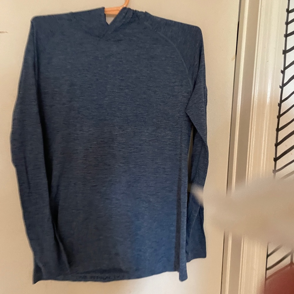 Lulemon blue metal vent hoodie